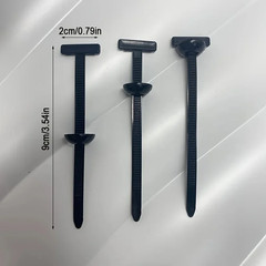 100Pcs Heavy-Duty Self-Locking Nylon Cable Ties – Uv-Resistant, High-Strength Fa