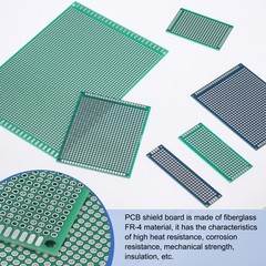 3Pcs Breadboard Solderable Board 100mm x 100mm Green Circuit PCB Board