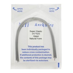 Dental Orthodontic Arch Wire Niti Natural Form Round Rectangular Super Elastic
