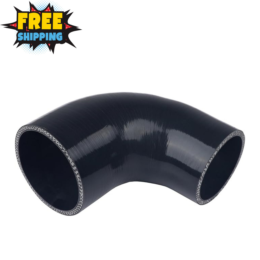 90 Degree Elbow 2.5″ to 3″ Silicone Hose Coupler 4-Ply High Performance 63-76mm