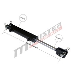 Ag Clevis Hydraulic Cylinder Welded Double Acting 2.5″ Bore 18″ WBC 2.5×18 NEW