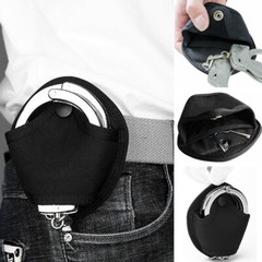 Molle Handcuff Case Holder Pouch Nylon Open Top Fits Chain/Hinged Police Cuff US