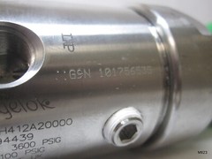 Swagelok KCY1FRH412A20000 0002194439 HP MAX 3600 PSIG LP 0-100 PSIG Regulator