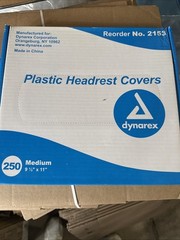 Plastic Headrest Covers – Medium 9.5″ x 11″ 250 per pack #2153