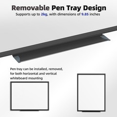 36 X 24 inches Magnetic Dry Erase Board with Aluminum Frame, Whiteboard
