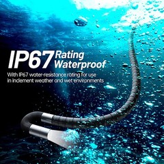 Teslong Borescope Inspection Camera 8.5MM Articulating Endoscope Automotive 32GB