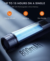 Metal Detector Pinpointer Rechargeable – 800mAh Battery for 15H Use – IP68 Fu…