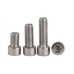 201 Stainless Steel Socket Cap Head Screws M3 M4 M5 M6 M8 All Sizes Allen Bolts