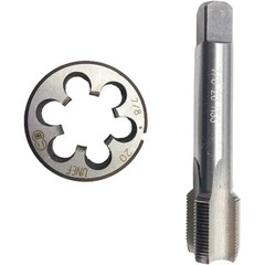 7/8-20 UNEF Tap & 7/8-20 UNEF Die Right Hand HSS High Speed Steel