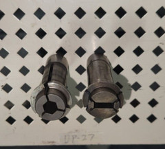 6-26 Lot of 2 Unmarked F-15 collets HEX & Rectangle