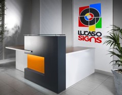 Wall Signs and Logos for receptions, Lobby, Offices Custom indoor and outdoor