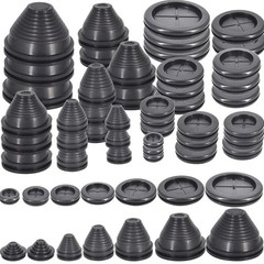Rubber Grommet Firewall Hole Plug Electrical Wiring Gasket Assortment Kit