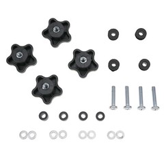 Window Knob Kit 6681614 For Bobcat S130 S150 S160 S175 S185 S205 S220 S250 S300