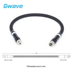 2.4mm NMD Female to 2.4mm NMD Male Precision Flexible VNA Test Cable, DC – 50GHz