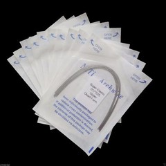10 Pcs Dental Orthodontic NITI Super Elastic Rectangular Arch Wire Ovoid/Natural