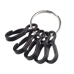 10pcs Plastic Snap Clip Hook Camping Carabiner Buckle Outdoor Tent Accessorie…