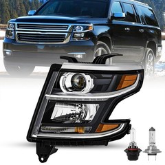 LED DRL Projector Headlight Left Driver for 2015-2020 Chevy Tahoe Suburban