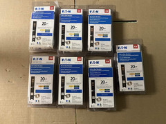 New Eaton CHFN120A1CS 20-Amp 1-Pole Dual Function AFCI/GFCI Breaker 7-Pack