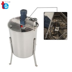 4/8 Frames Stainless Steel Electric Honey Extractor Beekeeping Equipment 1300RPM