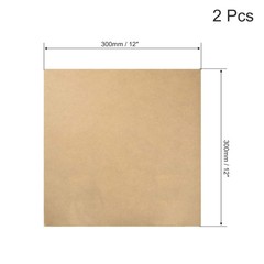 2 Pack 12×12 x 1/8″ Green Clear Acrylic Plexiglass Sheet 3mm Thick PMMA
