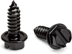 Black License Plate Screws,Rustproof Black License Plate Screws for Securing Lic