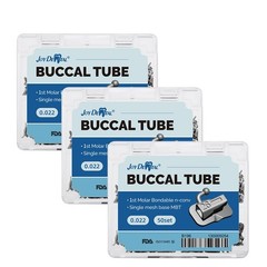 4PCS Dental Orthodontic Buccal Tube Roth .022 1st Molar Bondable Non-convertible
