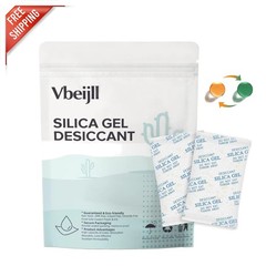 20g Color-Changing Silica Gel Packets – 50 Pack for Food & Valuables Protection