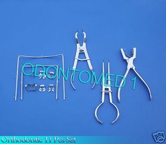 11 Assorted Orthodontic Dental Instruments Set
