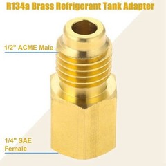 Easy to Install R12 R410a For R134a Refrig erant Tank Adapter for HVAC Systems