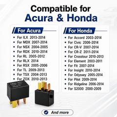 Relay G8HL-H71 Pack of 4, Automotive Relay 12VDC 39794-SDA-A03 39794-SDA-A05 …