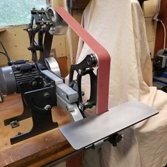 D-D Work / Tool Rest for Pheer 454 Knife Belt Grinder – 14″ Table
