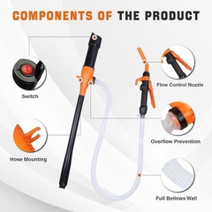 Versatile Fuel Transfer Pump – Ideal for Gasoline, Diesel, and Water Transfers