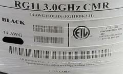 All-Star Cable RG-11/U 14awg BCCS 75Ohm Coaxial CATV Antenna CMR 3GHz /50ft