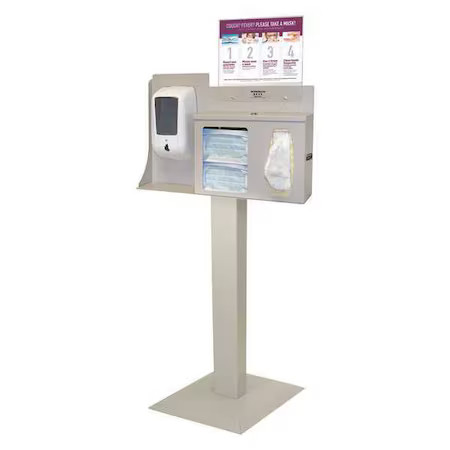 Bowman Dispensers Bd116-0012 Respiratory Hygiene Station, 57-63/64″ H