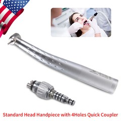 USA Dental High Speed Turbine Handpiece Standard Head w/ 4Hole Quick Coupler GB4