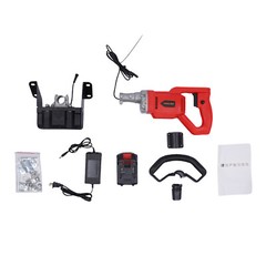 21V Cordless Concrete Vibrator Surface Power Trowel Electric Wet Cement Screed