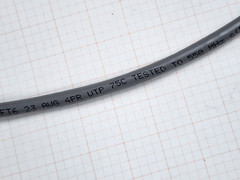 Windy City Wire 23/4P CAT6 550MHz UTP Network Cable CMP Plenum Gray /100ft