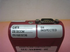 Horiba Stec MFC SEC-4400, SEC-4400MC-UC, C4F8 gas, 20 SCCM, S251603236