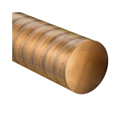 AMPCO METALS 181-0250-024 Ampco18 Bronze Rod,2 1/2 in O.D.,24 in L 806FP2