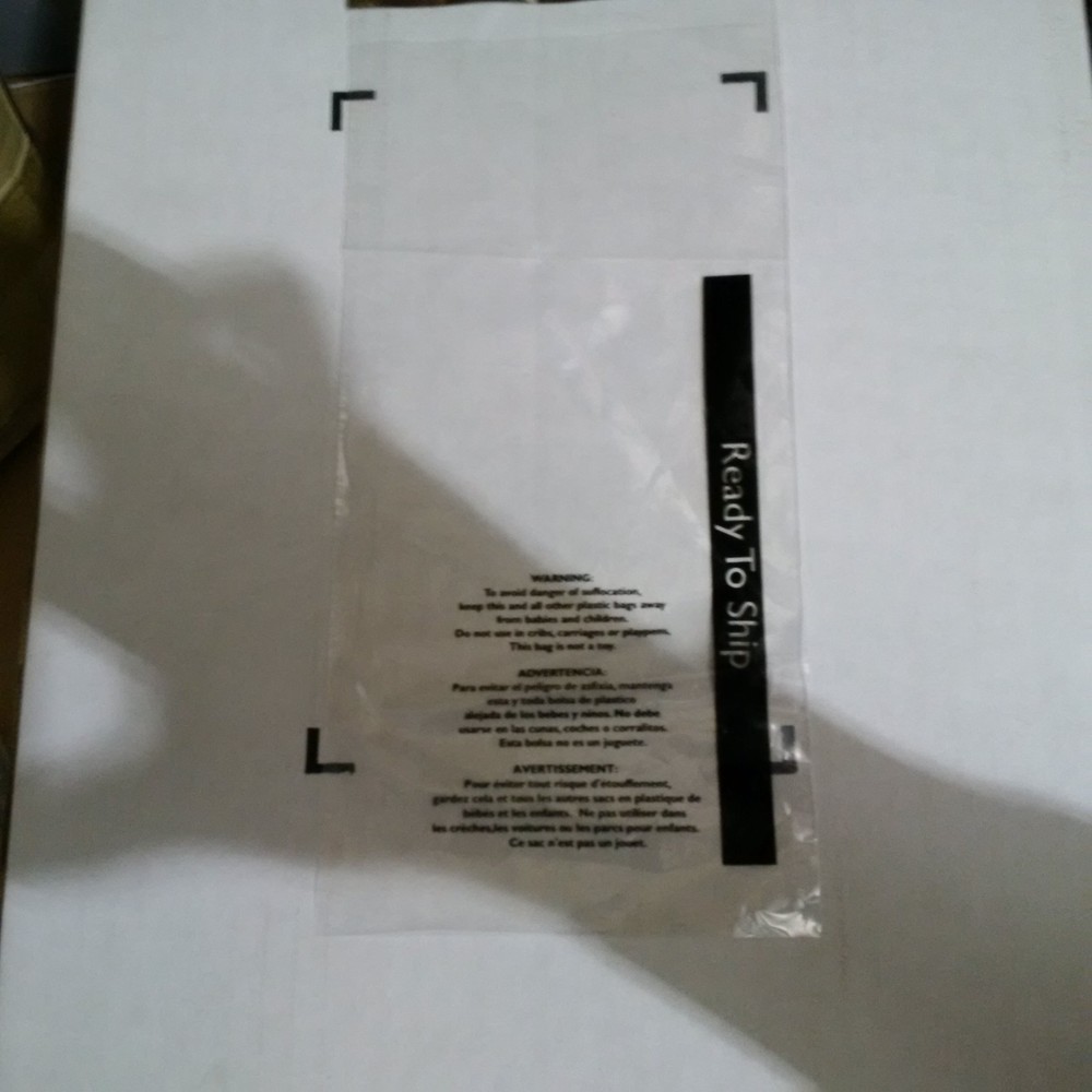250/CS 24×30 Suffocation Warning Bags Clear, Permanent Seal with “Ready To Ship”