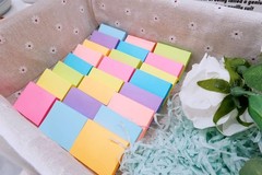 Colorful 1.5×2 Inch Sticky Notes – 24 Pads, Perfect for Office, Home, & School