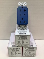 Pass Seymour TRIG8300-BLSP Tamper Resistant Surge Protective Receptacle 20A 125V