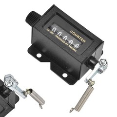 New Bale Counter Glass Mirror Design 5 Digit Counting Mechanical Counter Reset
