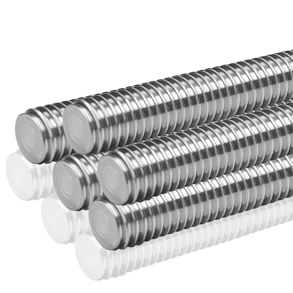 5 Pcs M5-0.8 Fully Threaded Rods 304 Stainless Steel Threads Studs Rods Long …