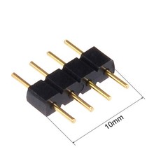 4 Pin Male Connectors for SMD RGB Led Strip Lighting – 10/25/50/100 Pcs