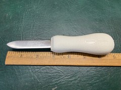 DEXTER RUSSELL OYSTER SHUCKER White S121 Sani-Safe Made In USA