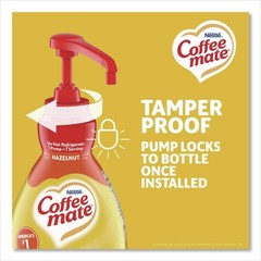 Coffee-mate 12039865 1500 mL Pump Bottle Hazelnut Liquid Coffee Creamer New