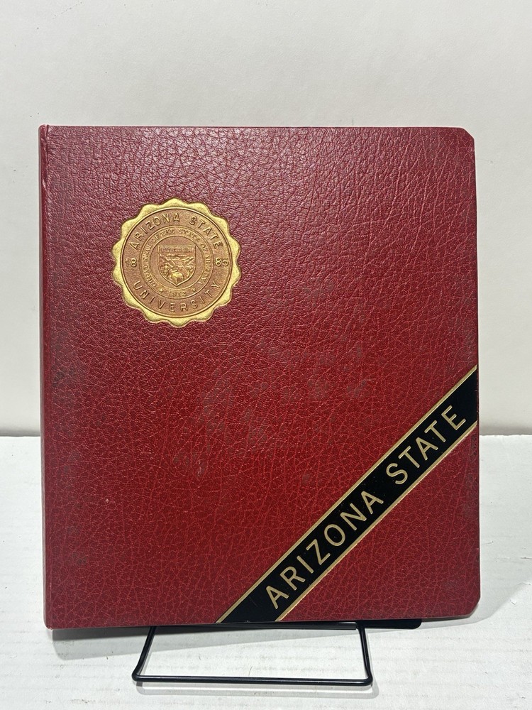 Vintage National 83-381 3 Ring Binder Arizona State University Embossed ASU