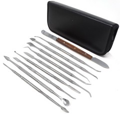 Dental Wax & Modelling Carvers Lecron Mixing Spatula Laboratory Technician Kit