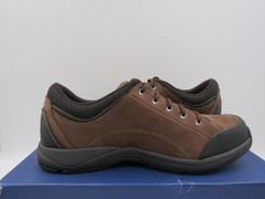 Rockport Men’s Chranson Walking Shoes 12 Wide Dark Brown/Black NEW